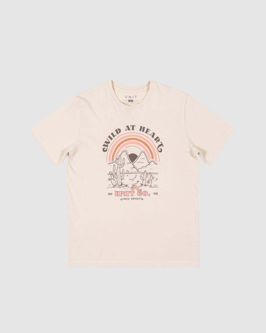 Youth UNIT | Unit Wild Heart Youth T-Shirt Cement