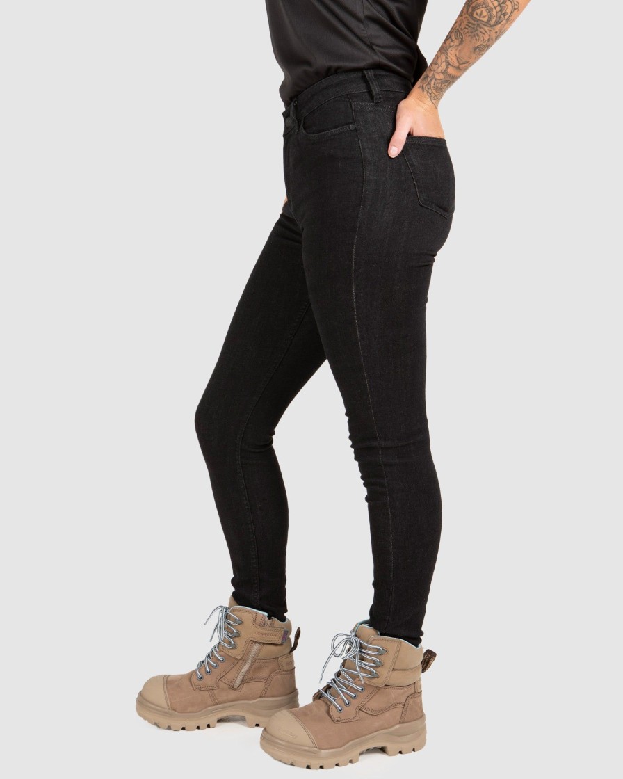 Workwear UNIT Clothing | Unit Ladies Workwear Stretch Jeans