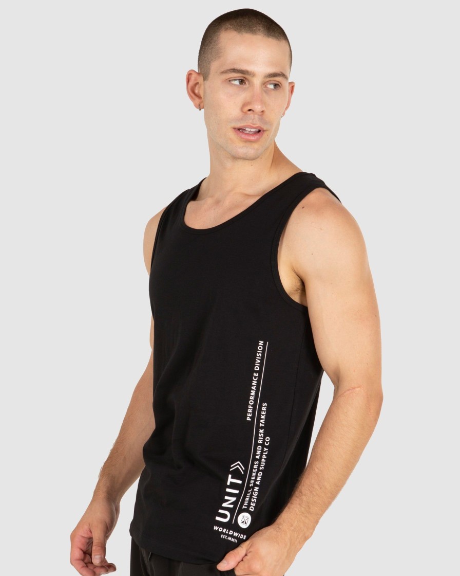 Mens UNIT Tees | Unit Cyber Mens Singlet