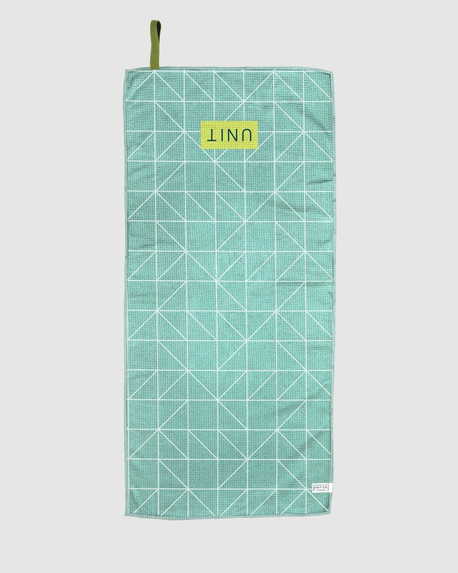 Sports UNIT Ladies | Unit Alpine Beach Towel Jade Green