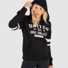 Ladies UNIT | Unit Ladies College Pullover Hoodie Black