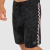 Mens UNIT Boardshorts | Unit Tract 19" Boardshorts Black