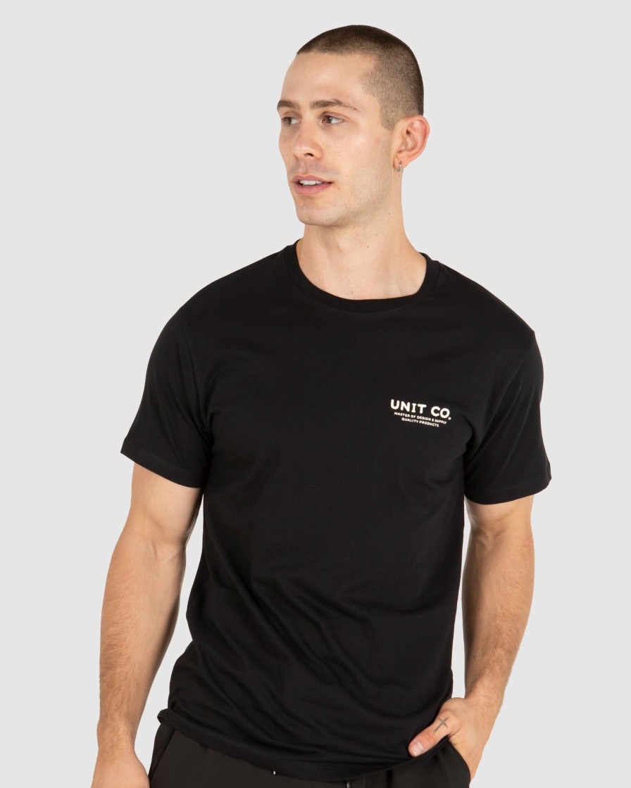 Mens UNIT Tees | Unit Pulse Mens T-Shirt Black