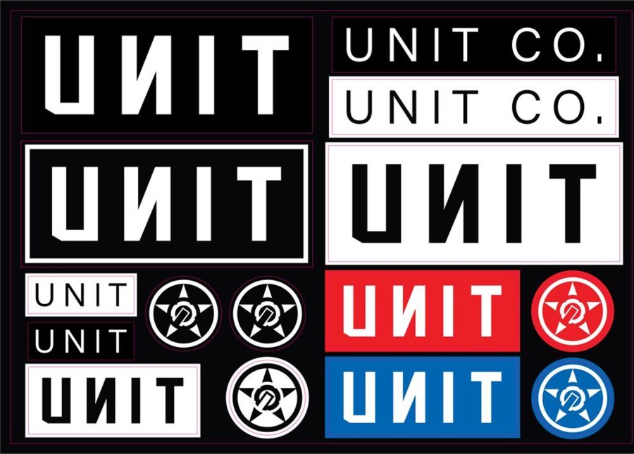 Sports UNIT Accessories | Unit Logo Sticker Sheet Multi