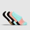 Sports UNIT Socks | Unit Equip Invisible Bamboo Socks - 5 Pack Multi