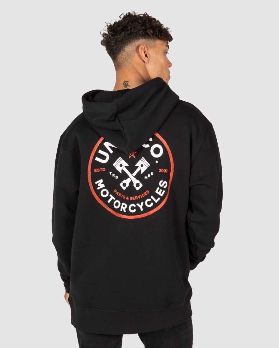 Mens UNIT | Unit Mens Outcast Hoodie Black