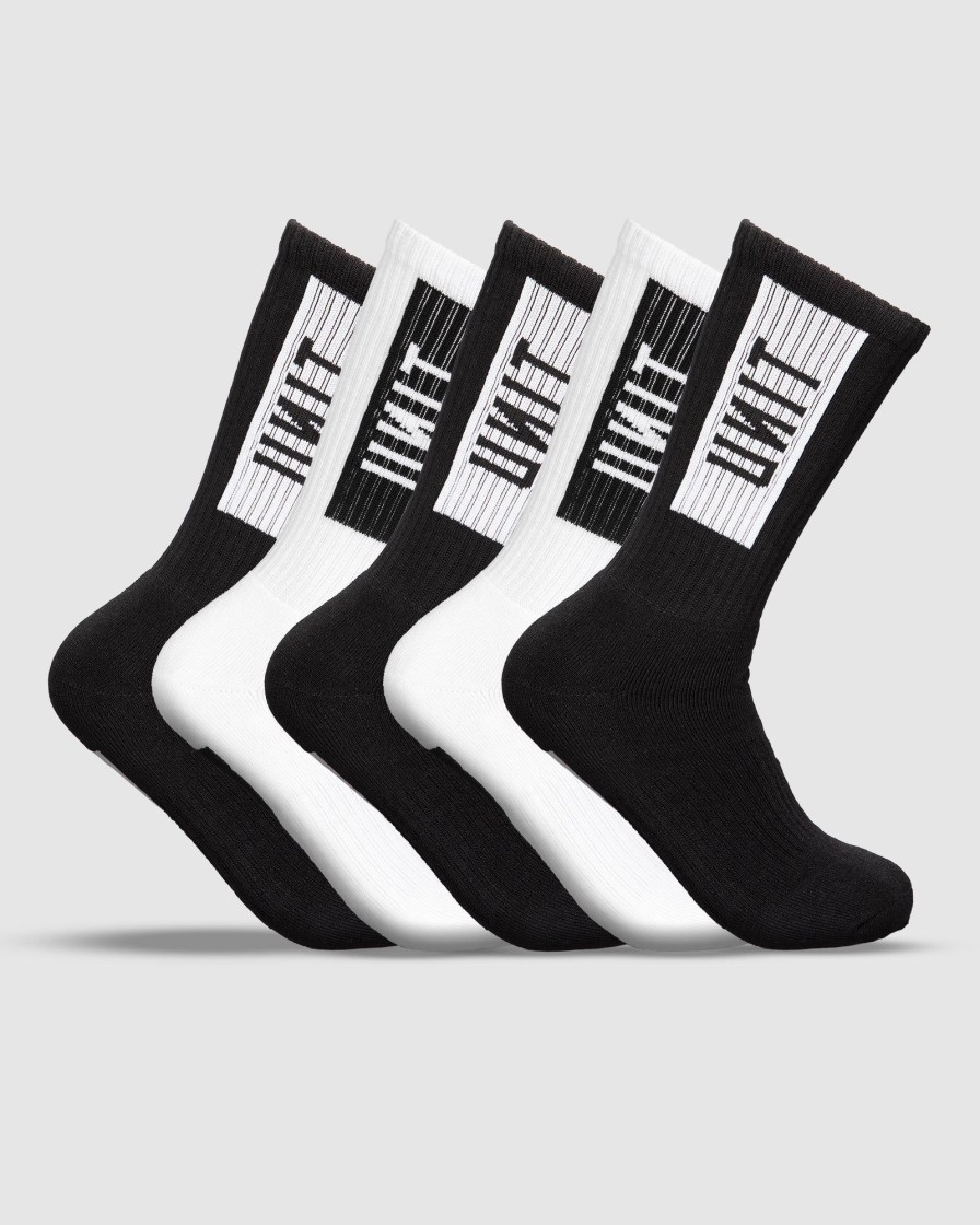 Workwear UNIT Socks & Underwear | Unit Mens Box Bamboo Socks - 5 Pack Multi