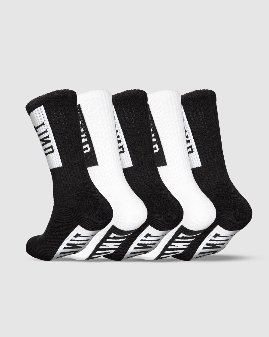 Workwear UNIT Socks & Underwear | Unit Mens Box Bamboo Socks - 5 Pack Multi