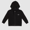 Youth UNIT | Unit Stack Kids Zip Thru Hoodie Black